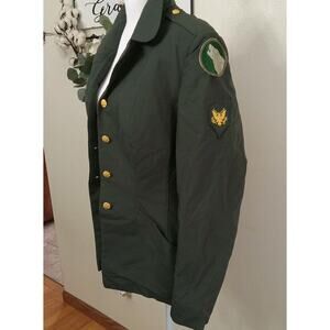 WWII US Army 104th Infantry Division Womens Dress Jacket Timberwolf Patch 18L LG